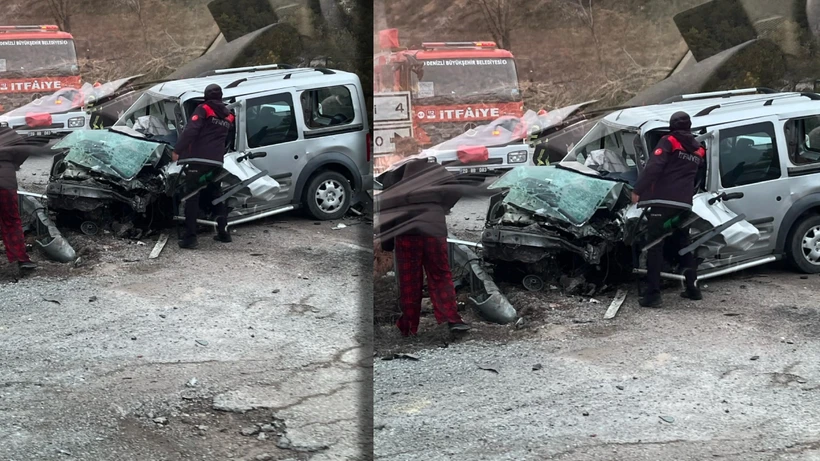 Denizli’de Trafik Kazası Can Aldı! İki Kişi Öldü, Dört Yaralı