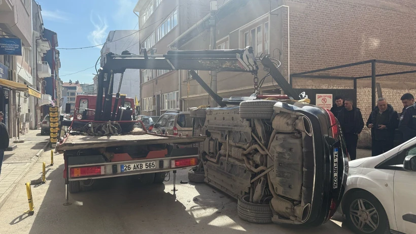 Çekiciyle Kaldırılan Mercedes’in Talihsiz Sonu