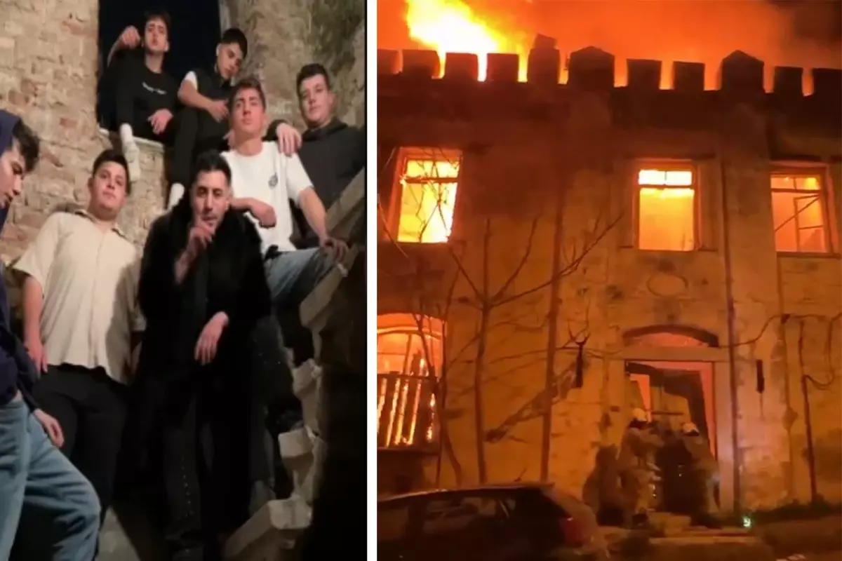 İzinsiz Klip Çekimi Facia Getirdi! Tarihi Karakol Küle Döndü