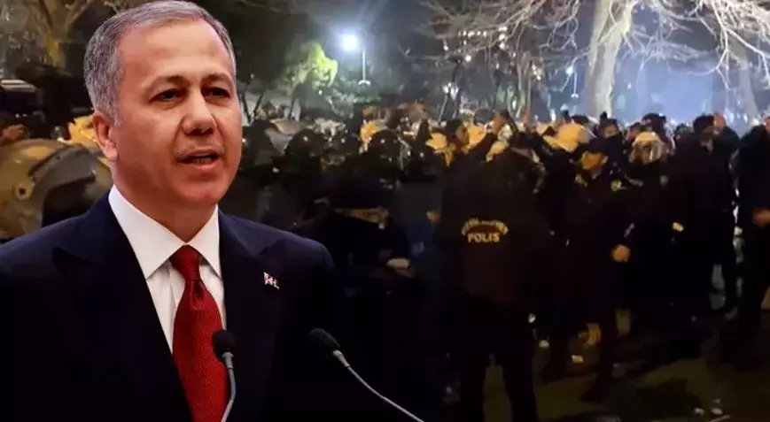 Saraçhane’deki Gösterilerde 6 Polis Yaralandı! İçişleri Bakanı Yerlikaya’dan Açıklama