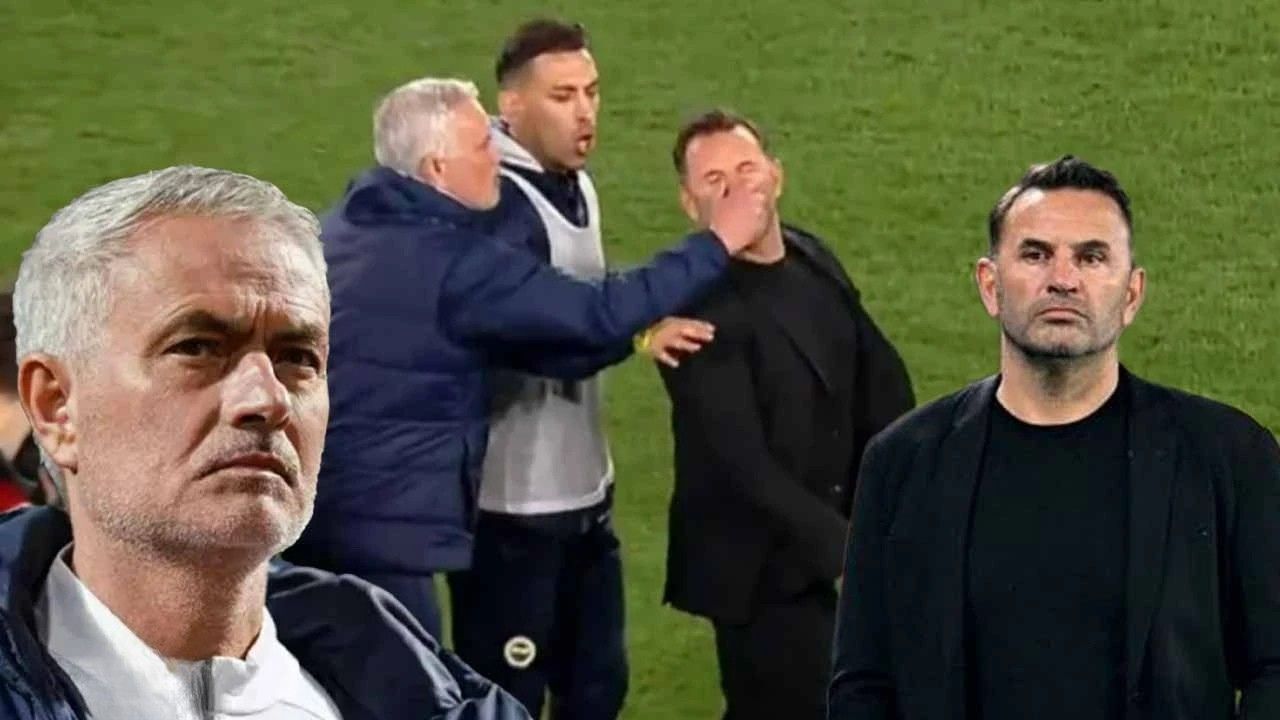 Jose Mourinho ile Okan Buruk Arasında Gergin Anlar! Burnunu Neden Sıktı? İşte Konuşmanın Detayları