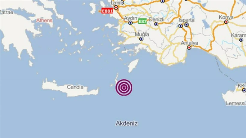 Akdeniz'de 3.6 Büyüklüğünde Deprem Meydana Geldi