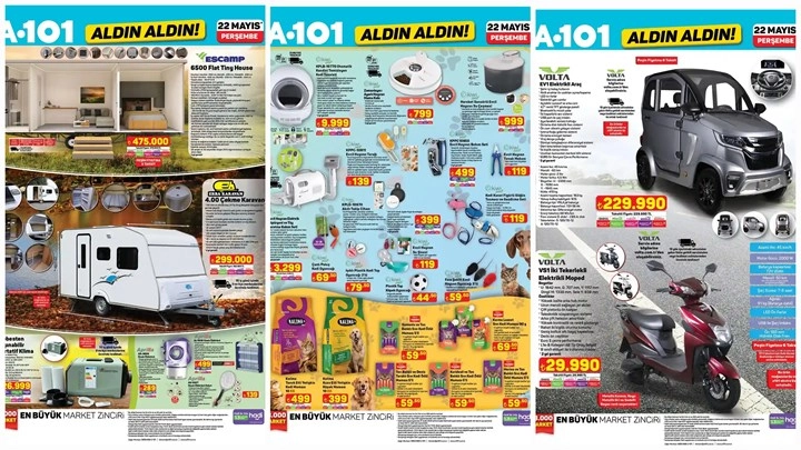 A101, 22 Mayıs Aktüel Ürünler Kataloğunda Taşınabilir Klima ve Akıllı Kedi Tuvaleti Satışa Sunuyor