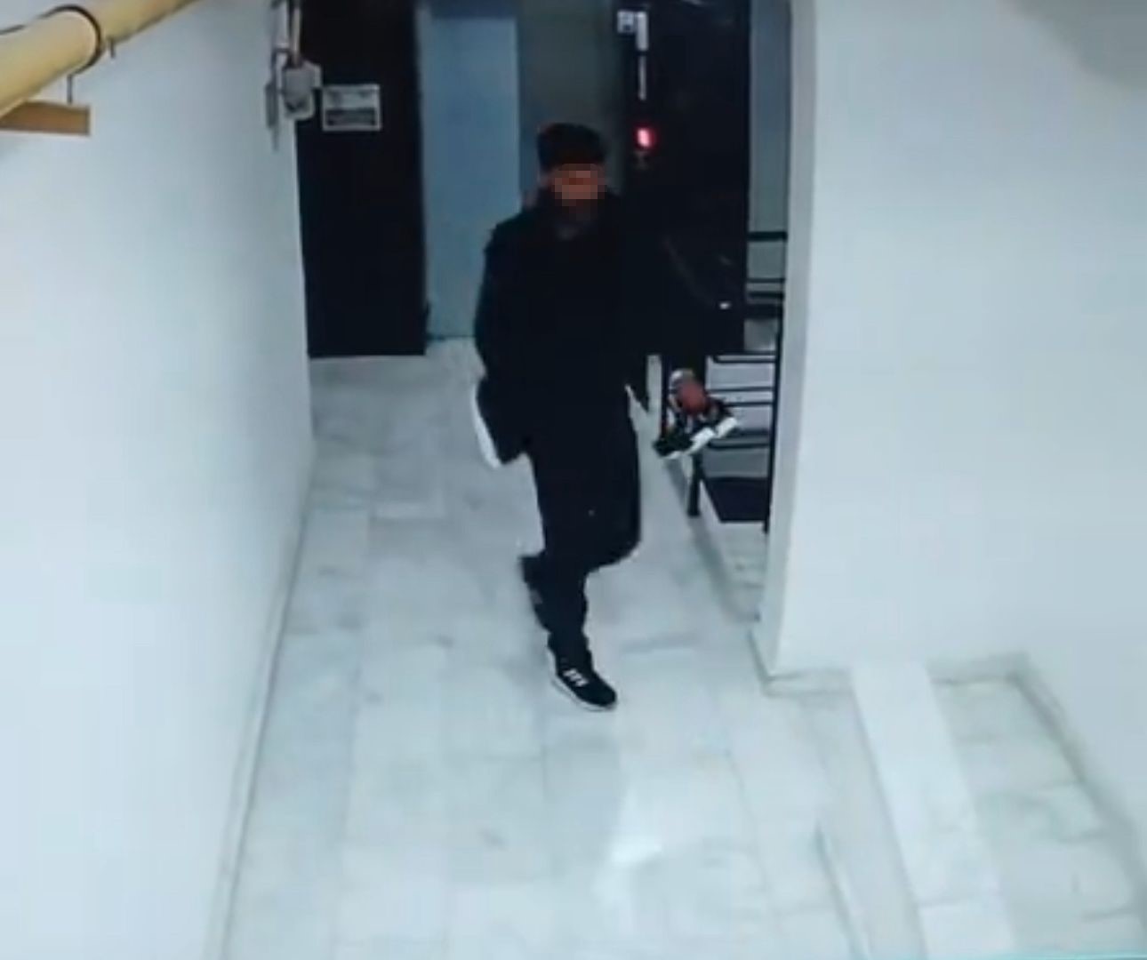 Elazığ’da Apartman Girişinden Ayakkabı Hırsızlığı Kamerada