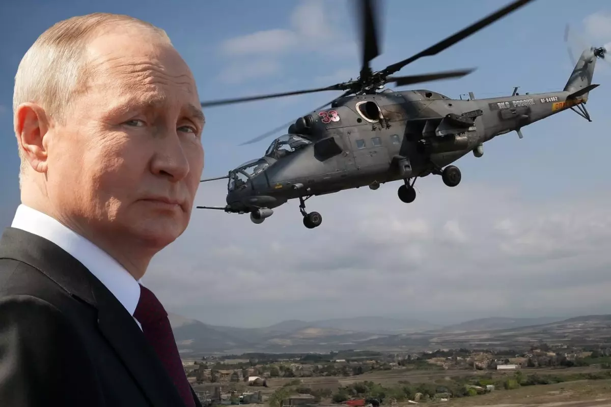 Rusya'dan dikkat çeken açıklama: Putin'in helikopteri hedef alındı