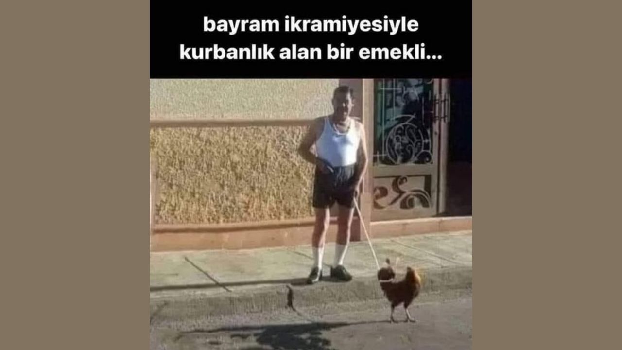 “Küçükbaş mı? O da ne!”: Bayram İkramiyesiyle Horoz Alan Emekli Sosyal Medyada Olay Oldu