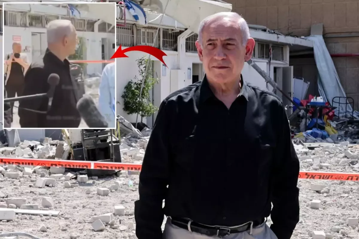 Netanyahu Canlı Yayında Konuşurken Tel Aviv’de Bina Çöktü