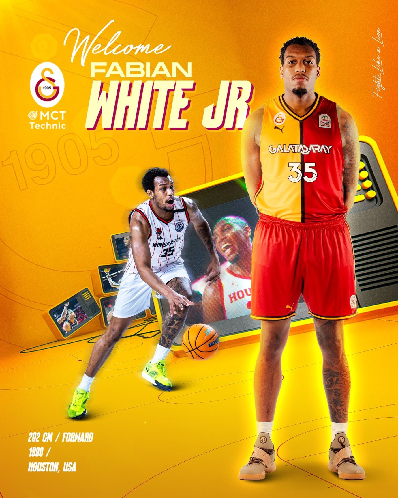 Fabian White Jr. Galatasaray’da: Sarı-Kırmızılılar’dan Forvet Hattına Yeni Takviye