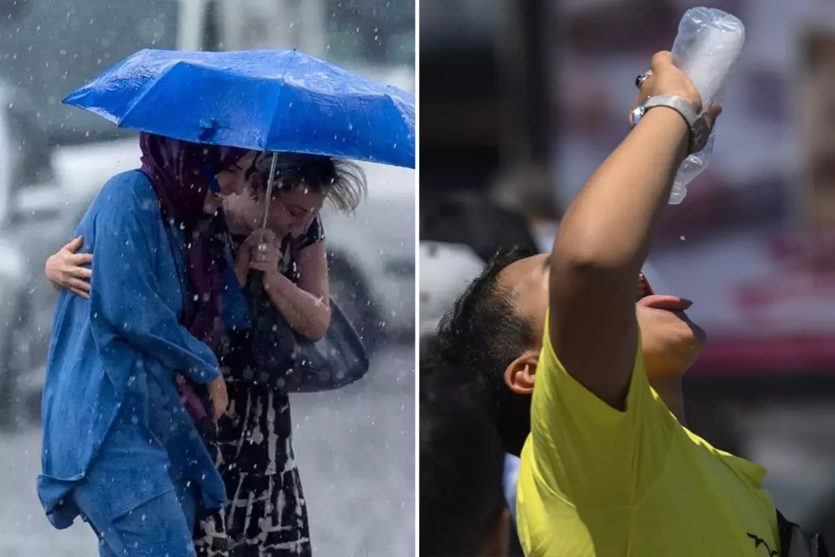 Meteoroloji Uyardı: Bir Yanda 45 Derece Sıcaklık, Diğer Yanda Sağanak Yağış