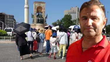 İstanbullu Esnaf Kavurucu Sıcaklarla Mücadele Ediyor
