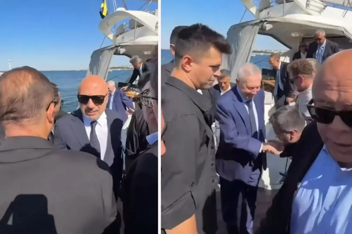 Aziz Yıldırım ve Hakan Bilal Kutlualp Aynı Tekneyle Yüksek Divan Kurulu Toplantısına Katıldı