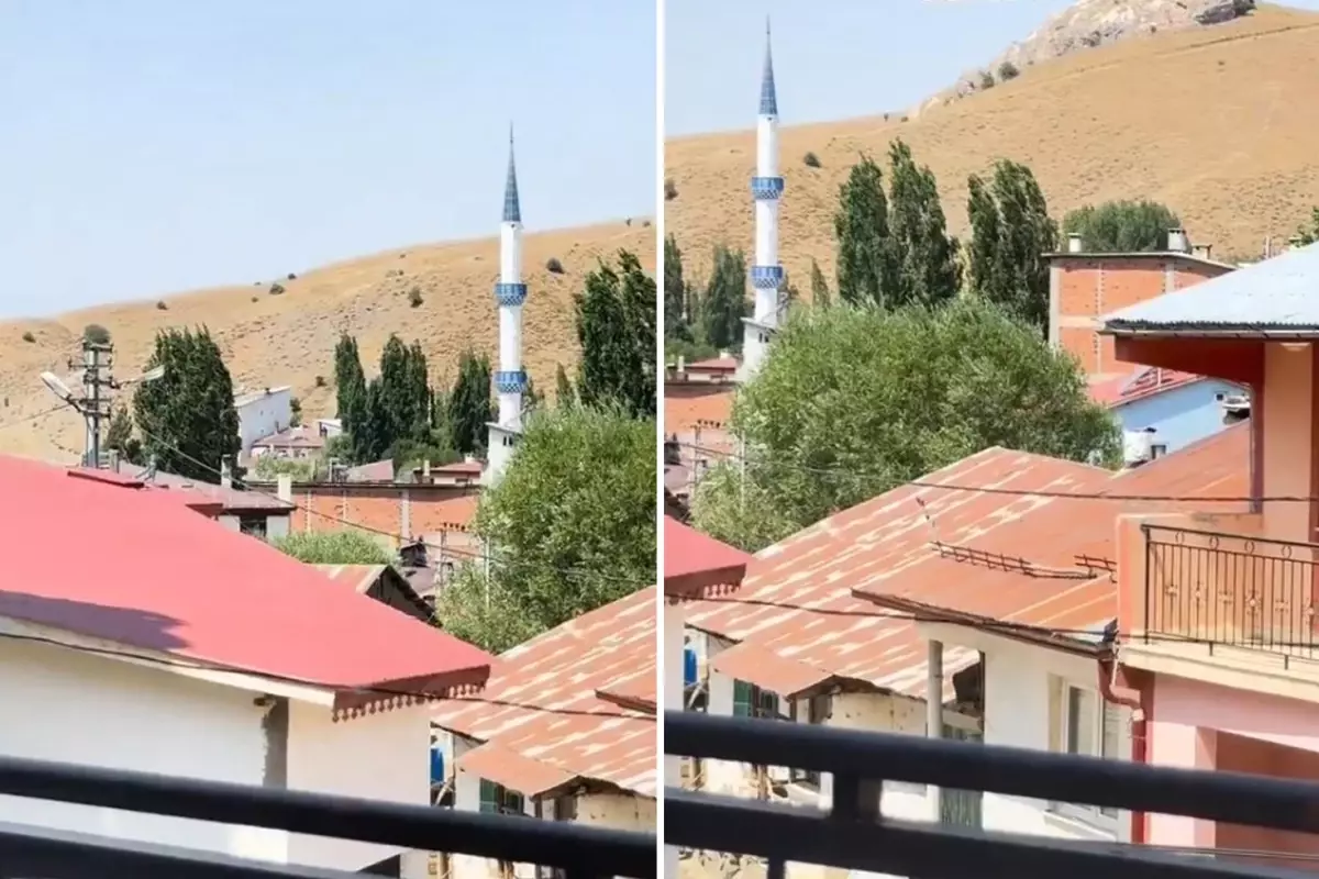 Muhtardan Cami Hoparlöründen Su Uyarısı