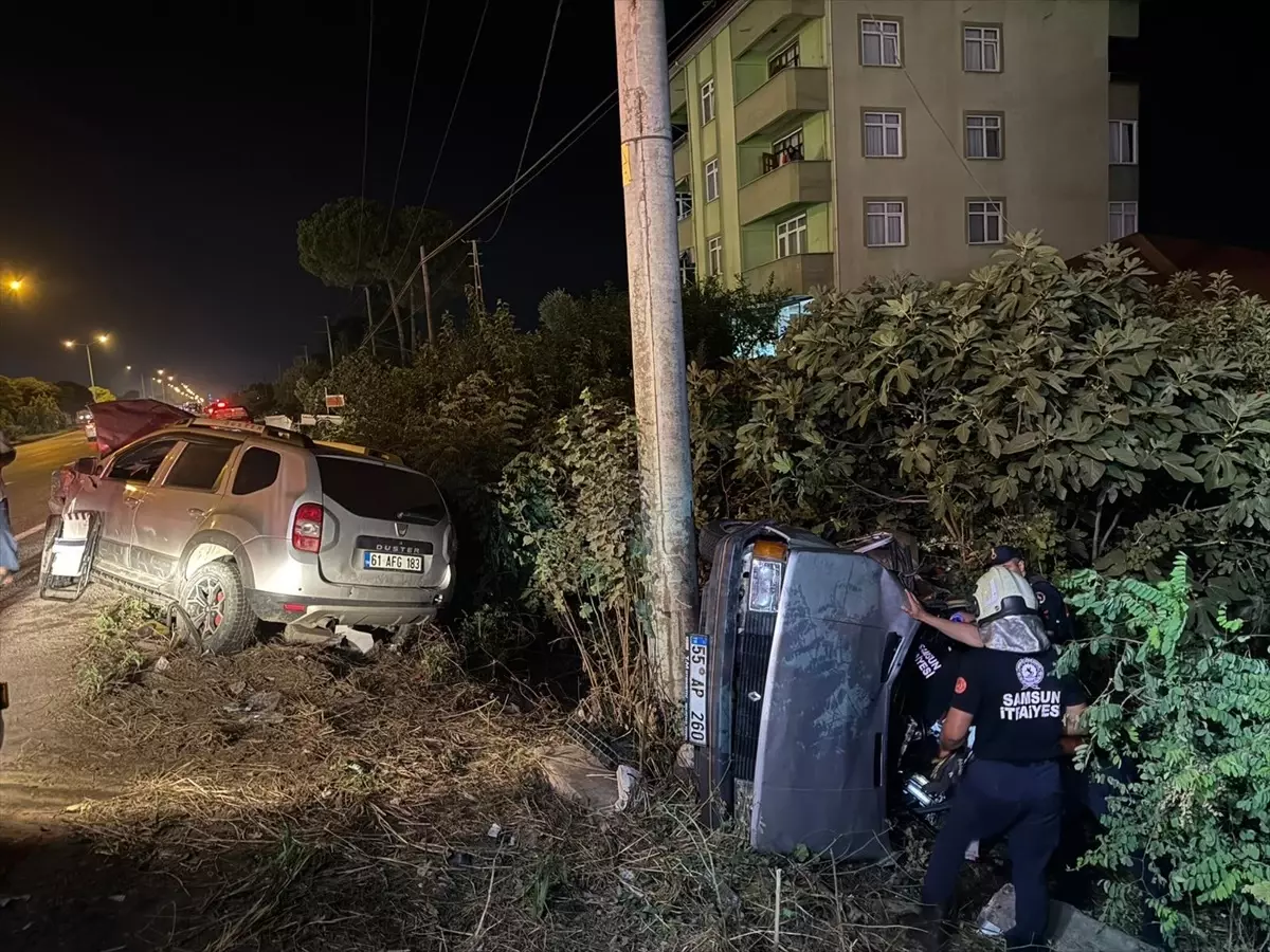 Samsun-Ordu Yolunda Feci Kaza: 19 Yaşındaki Sürücü Hayatını Kaybetti
