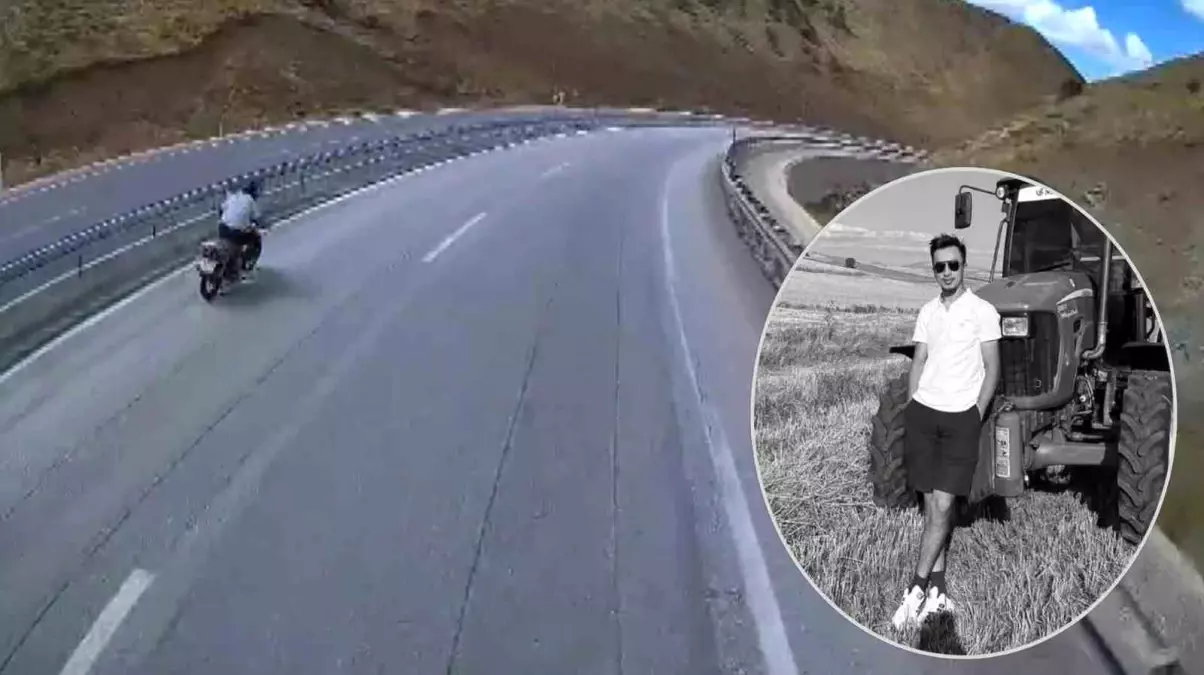 Yeni Aldığı Motosikletle Hayatını Kaybetti: Kaza Anı Araç Kamerasına Yansıdı
