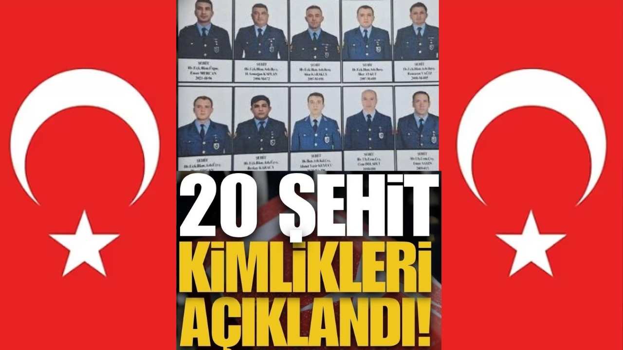 Gürcistan’daki Uçak Kazasında 20 Askerimiz Şehit Oldu: Kimlikler Açıklandı