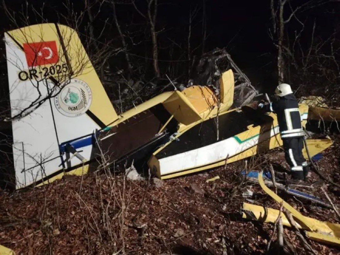 Yangın Söndürme Uçağı Hırvatistan’da Düştü: 1 Pilot Şehit Oldu