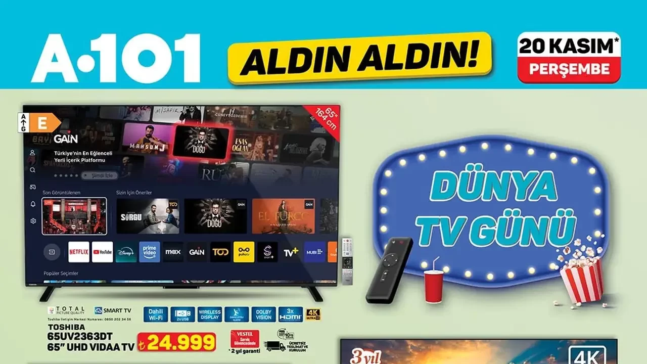 A101 20 Kasım 2025 Aktüel Ürünler Kataloğu Yayında