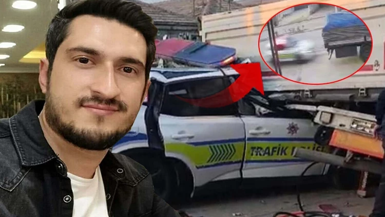 Manisa’da Polis Memurunun Hayatını Kaybettiği Kazanın Görüntüleri Ortaya Çıktı