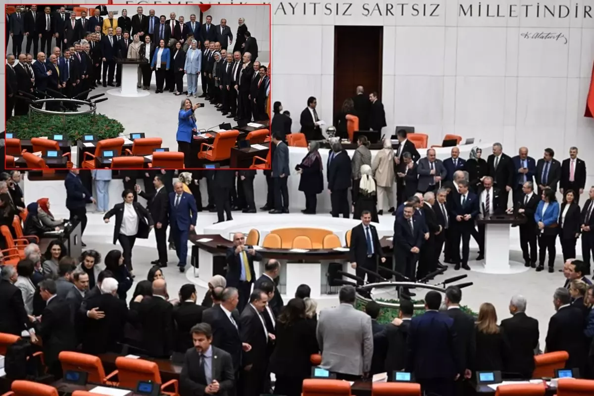 Meclis'te Sıra Dışı An: CHP’li Vekil, AK Partili Vekillerin Fotoğrafını Çekti