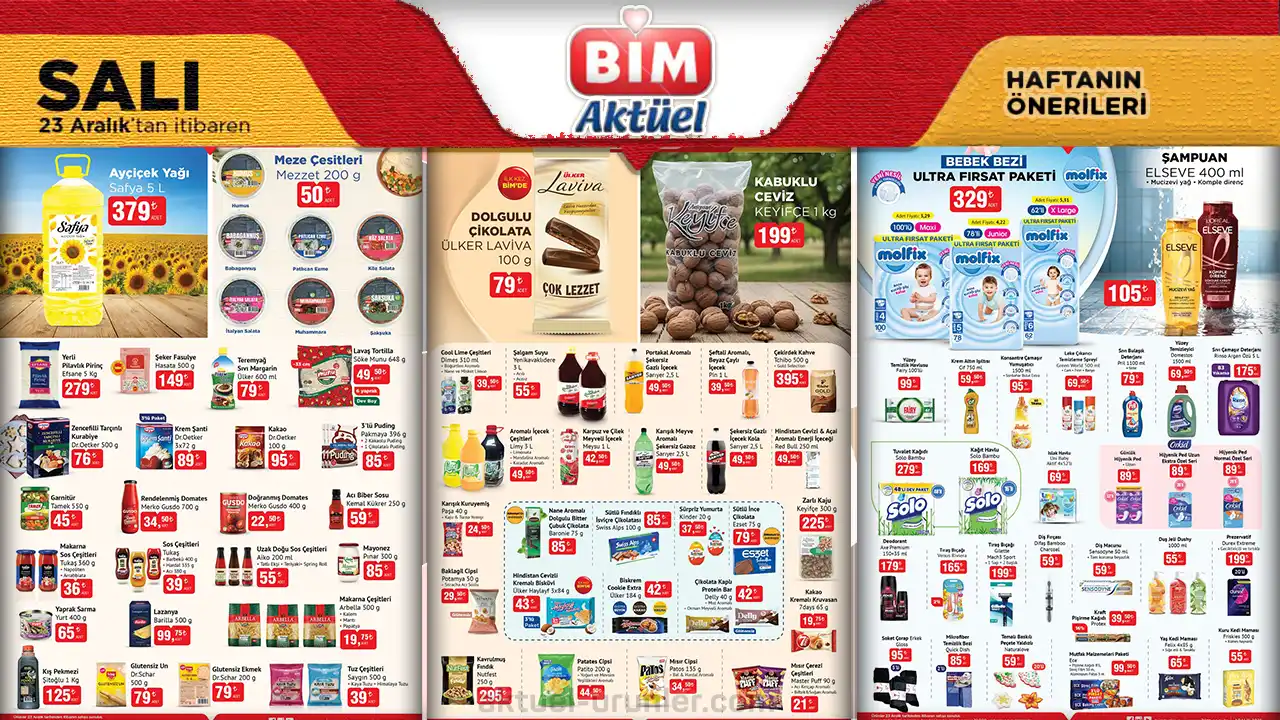 BİM 23 Aralık 2025 Kataloğunda Dikkat Çeken İndirimler