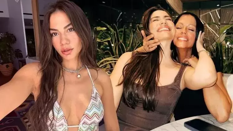 Demet Özdemir'den Ablasıyla Poz! Keyifler Yerinde