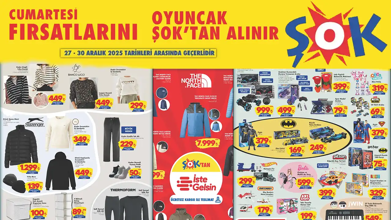 ŞOK 27 Aralık 2025 Kataloğu Yayınlandı: Yılın Son Hafta Sonu Fırsatları Başladı