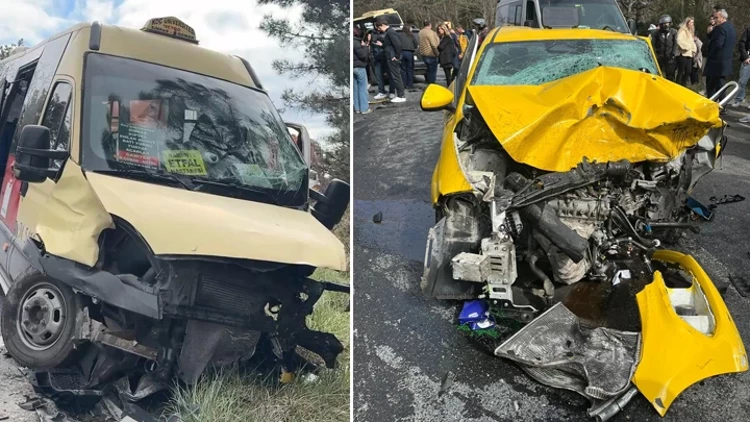 Sarıyer’de Taksi İle Yolcu Minibüsü Çarpıştı: 1 Kişi Hayatını Kaybetti