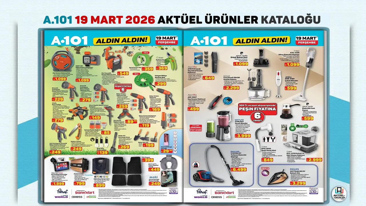 A101’de Büyük İndirim Haftası Başlıyor 19 Mart Aktüel Ürünlerde Neler Var