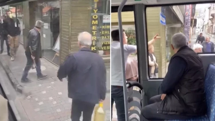 Bursa’da Trafik Tartışmasında Baltalı Tehdit Yolcular Panik Yaşadı