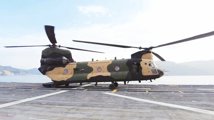 Ankara Temelli’de Kara Kuvvetleri’ne Ait CH-47 Helikopter Kaza Kırıma Uğradı