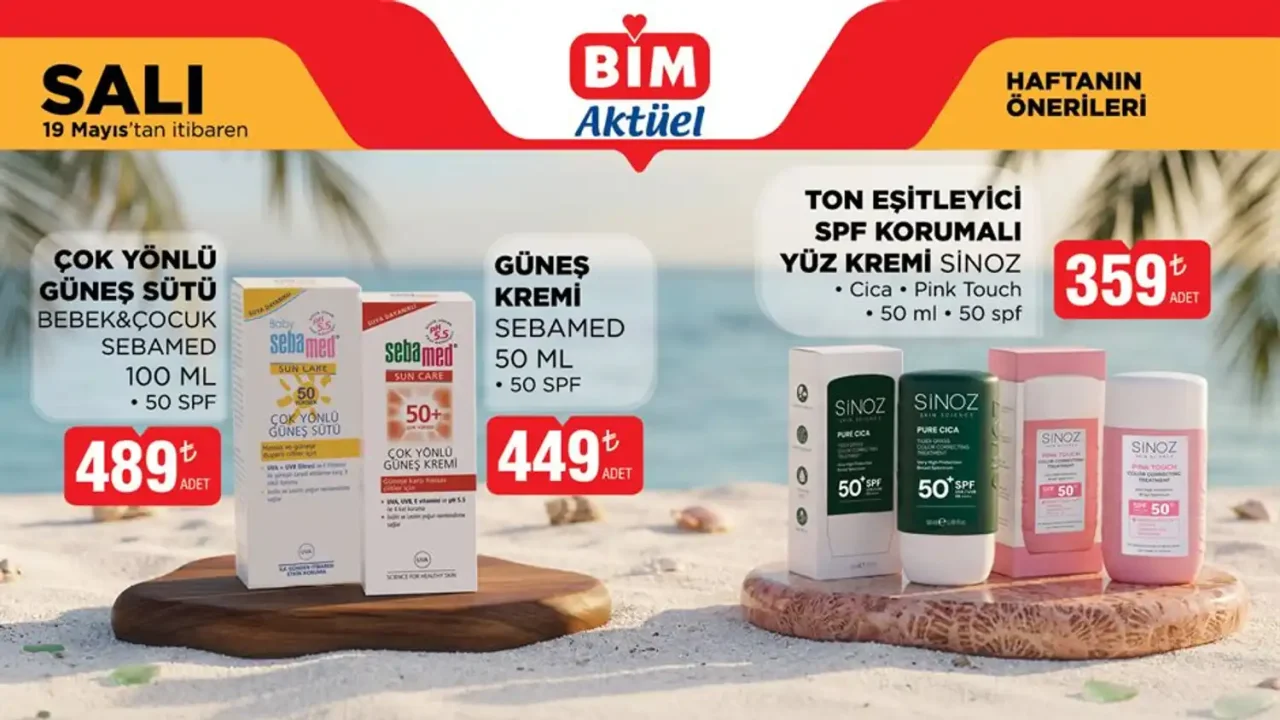 BİM 19 Mayıs 2026 Aktüel Kataloğu İle 125 Üründe Büyük İndirim