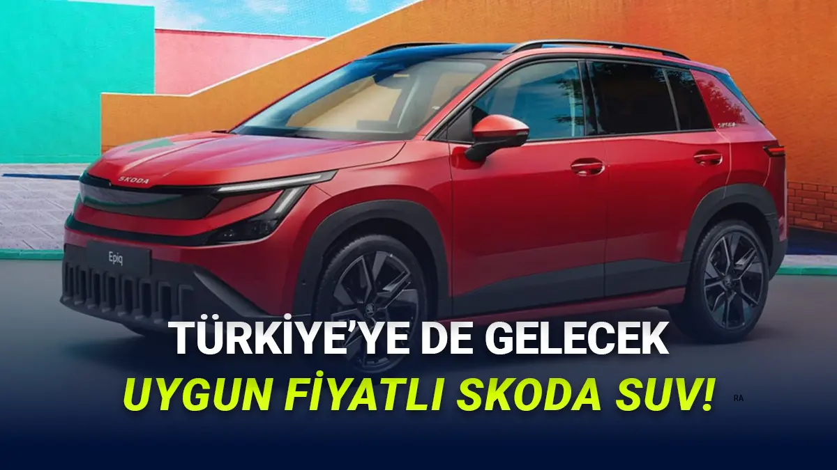 Skoda Epiq Tanıtıldı Türkiye’ye Gelecek Uygun Fiyatlı Elektrikli SUV