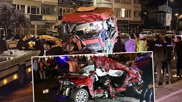 Giresun’da Tır İki Otomobile Çarptı 5 Kişi Hayatını Kaybetti
