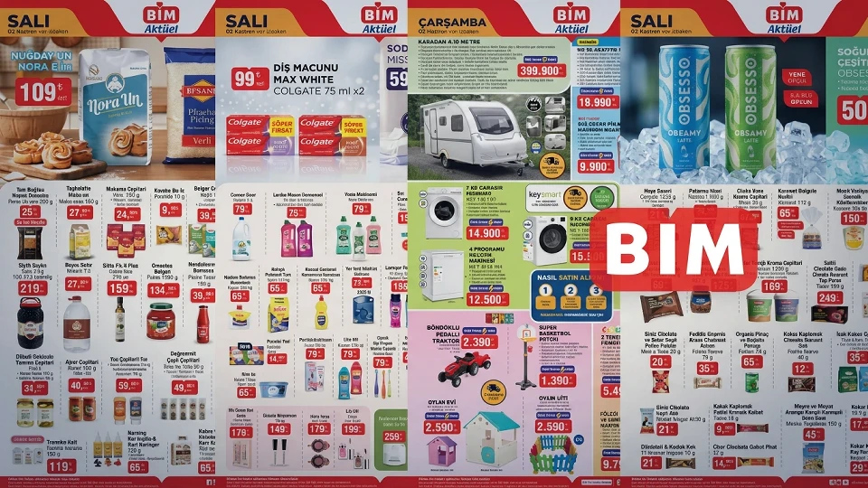 BİM 2-3 Haziran 2026 Aktüel Ürünler Kataloğu: Karavan, Çamaşır Makinesi Ve Kozmetik Ürün Fiyatları