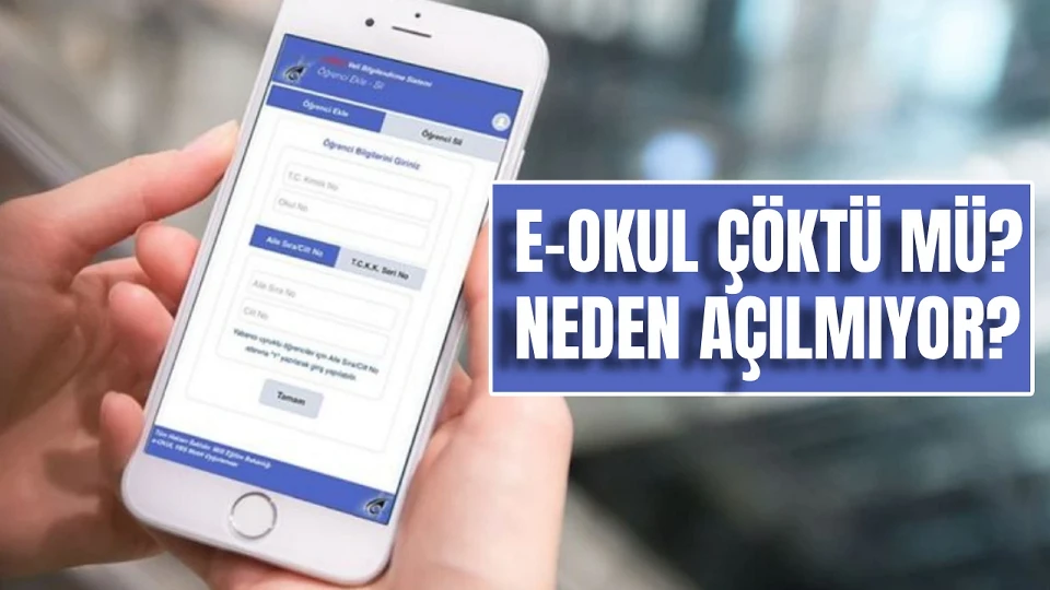 E-Okul Çöktü Mü, Neden Giriş Yapılmıyor?