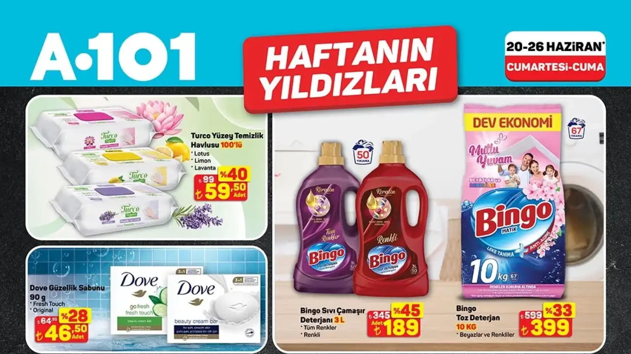 A101 20 Haziran 2026 Aktüel Kataloğu Yayınlandı! Hafta Sonuna Özel İndirimler Başladı