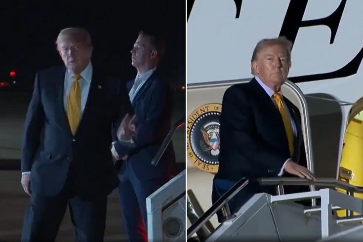 Trump Ankara'dan Eski Air Force One İle Ayrıldı, İngiltere'de Yeniden Uçak Değiştirdi