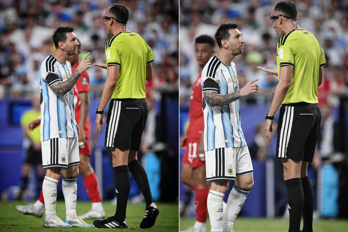Lionel Messi İle Hakem Arasında Gergin Anlar! 