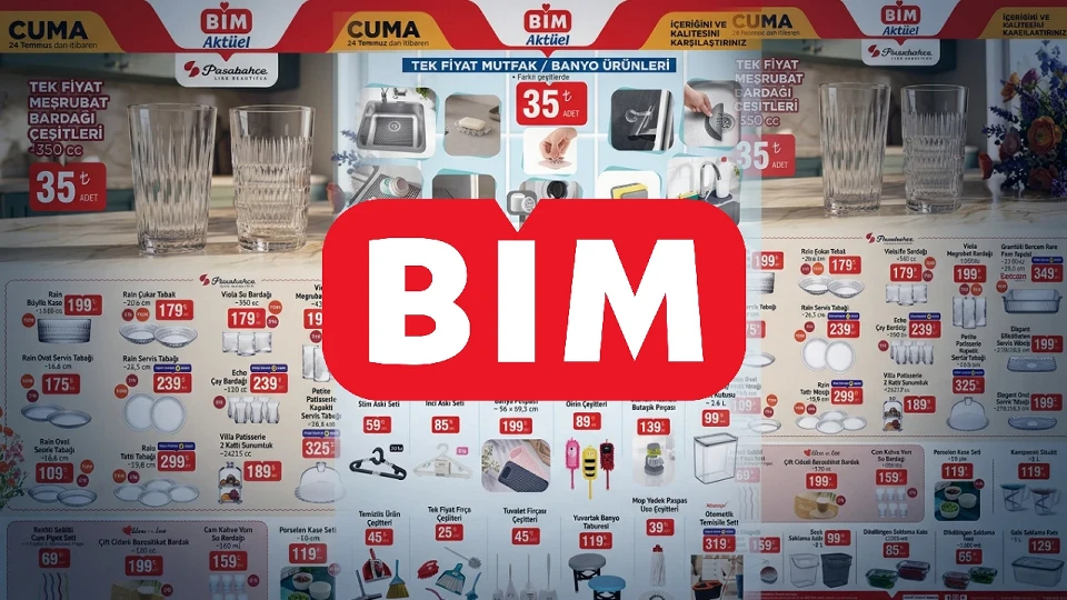 BİM Aktüel Ürünler Listesi Açıklandı: 22-24 Temmuz İndirimli Ürünler Raflarda Yerini Alıyor