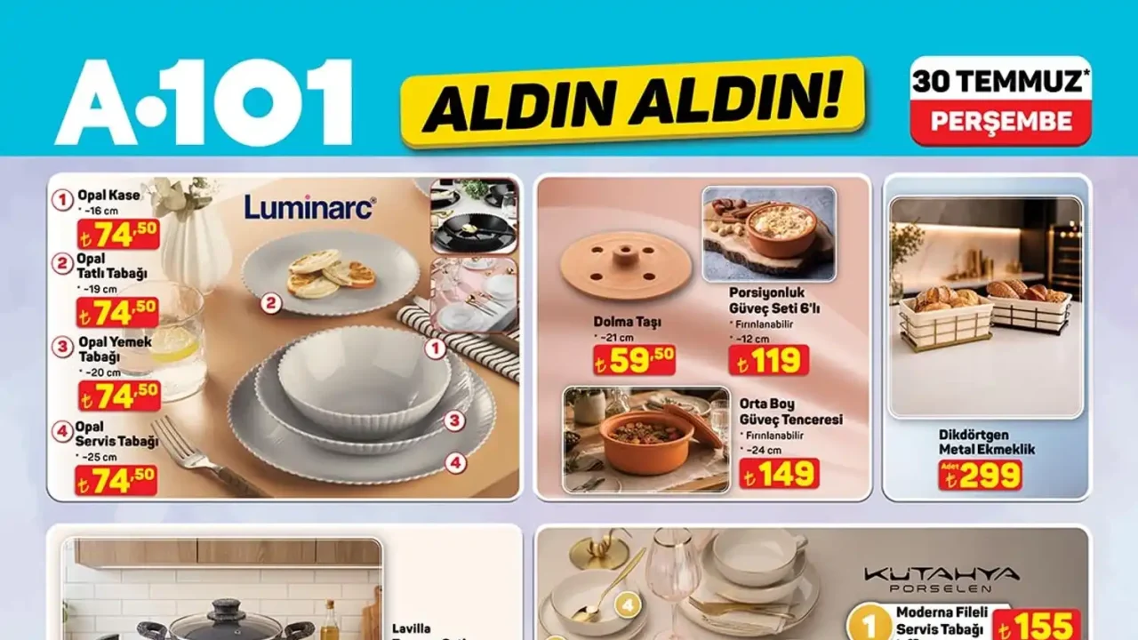 A101 30 Temmuz 2026 Aktüel Kataloğu Yayınlandı: İşte İndirimli Ürünler Ve Fiyatları