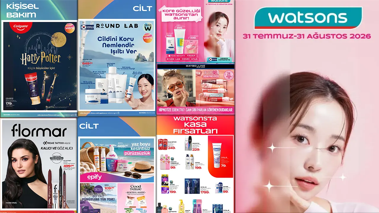 Watsons Ağustos 2026 Kataloğu Yayınlandı: Kozmetik Ve Kişisel Bakım Ürünlerinde Ay Boyu İndirim