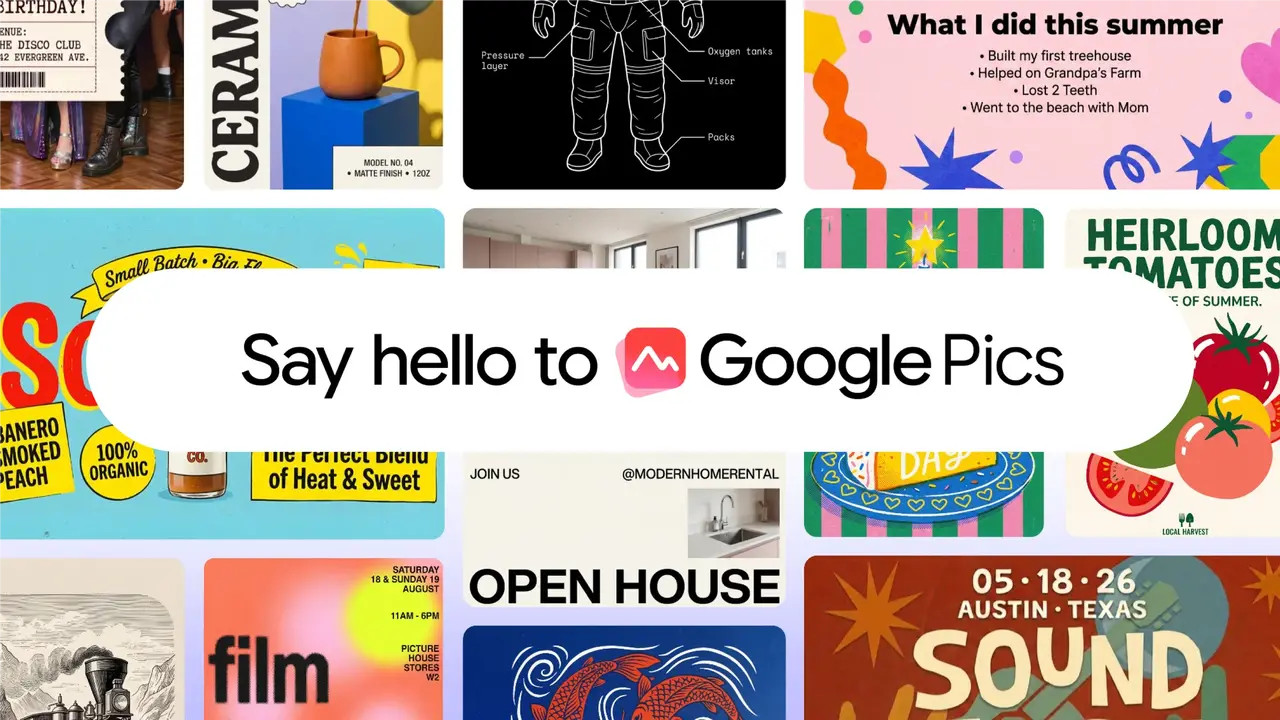 Google’dan Yapay Zeka Destekli Tasarım Aracı: Google Pics Geliyor