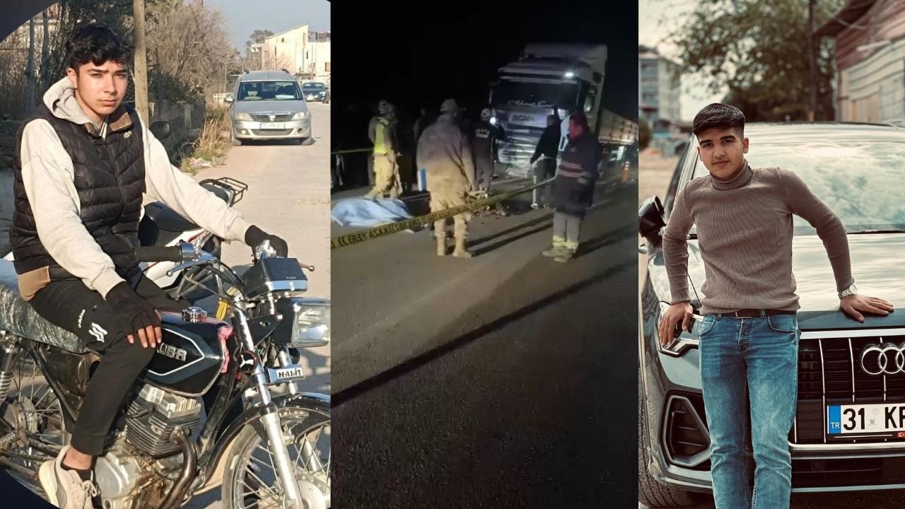Hatay’da Feci Kaza! Tırla Çarpışan Motosikletteki 2 Genç Hayatını Kaybetti