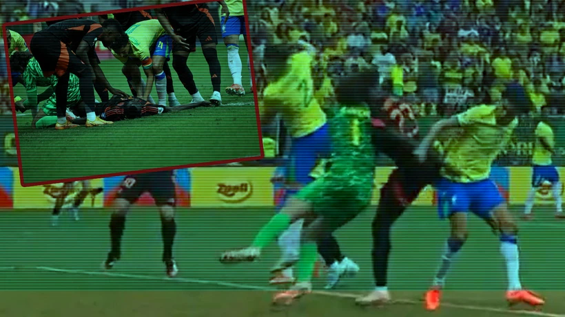 Davinson Sanchez Ölümden Döndü! Brezilya-Kolombiya Maçında Yeşil Sahada Büyük Panik