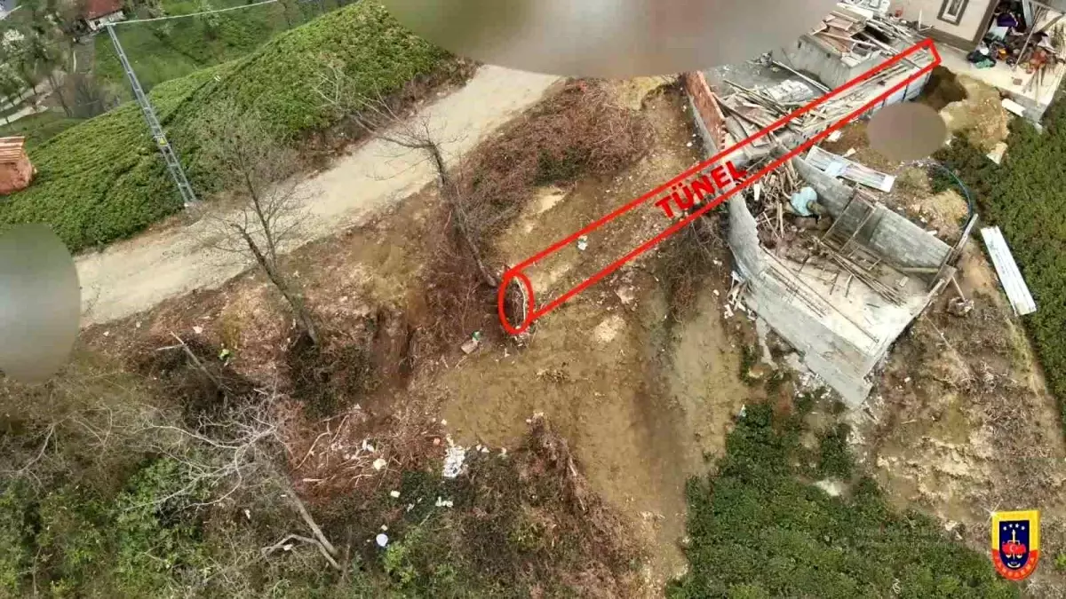 Rize’de Firari Şüpheli Gizli Tünelde Yakalandı
