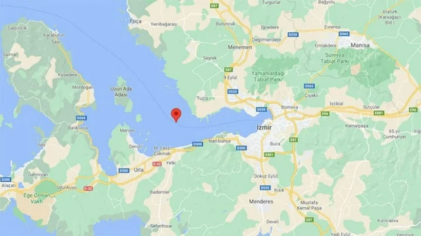İzmir Körfezi Açıklarında 3.2 Büyüklüğünde Deprem Meydana Geldi