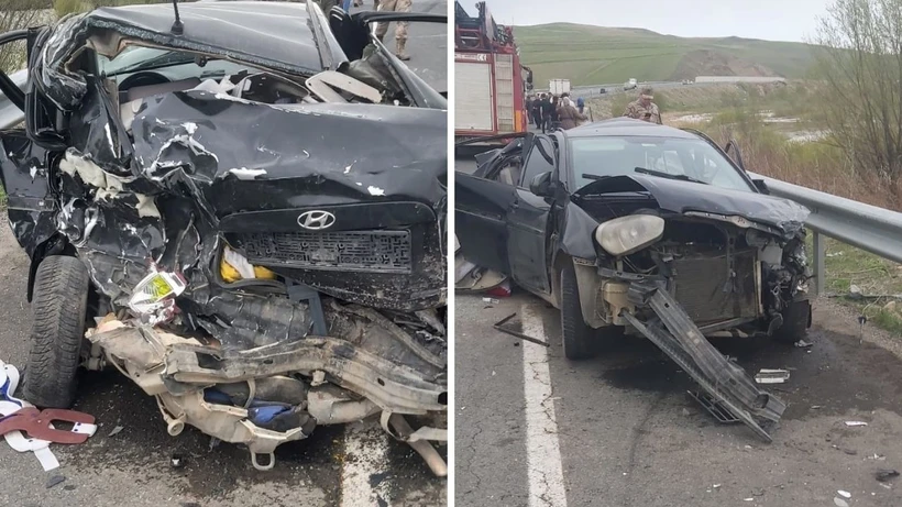Ağrı Taşlıçay Yolunda Can Pazarı: Otomobil Minibüse Çarptı, 2 Kadın Hayatını Kaybetti