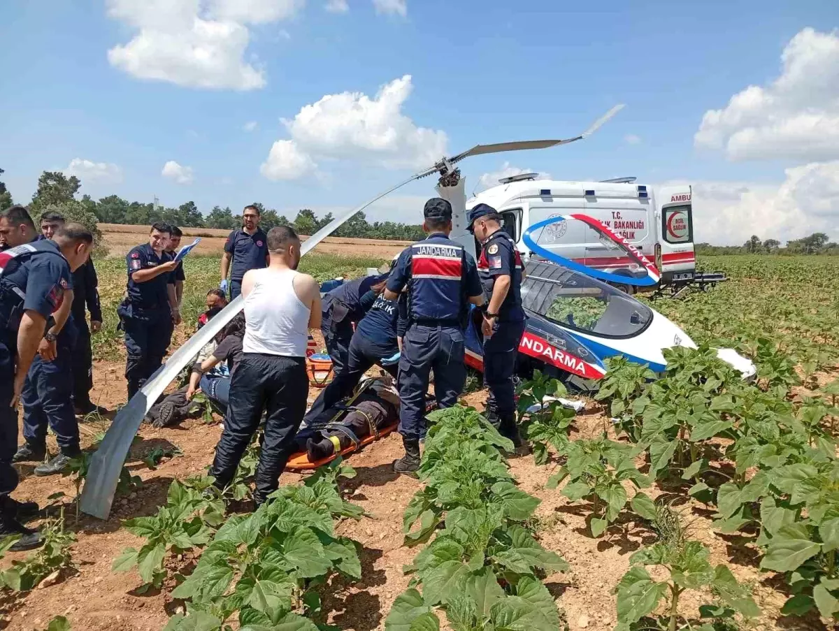 Cayrokopter Zorunlu İndi: Subay ve Astsubay Hastaneye Kaldırıldı Cayrokopter Zorunlu İndi: Subay ve Astsubay Hastaneye Kaldırıldı