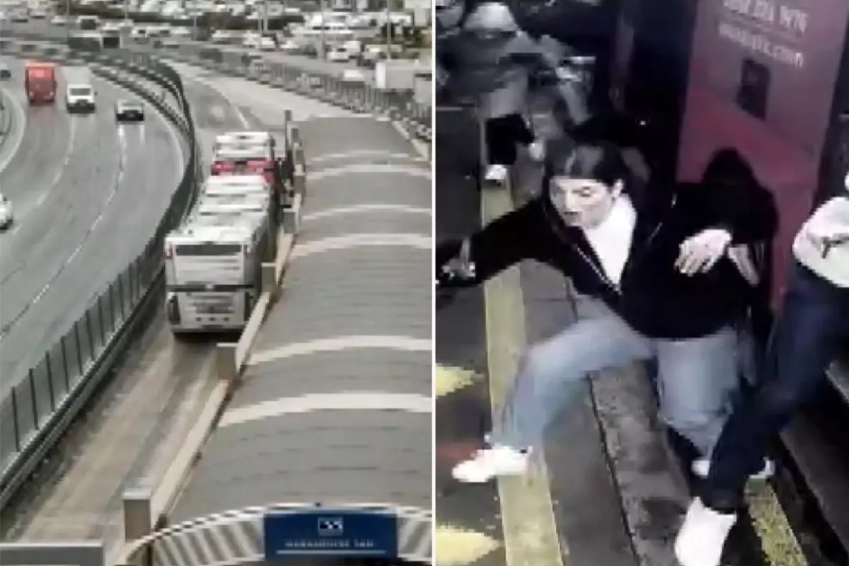 Beylikdüzü'nde 1 Kişinin Hayatını Kaybettiği Metrobüs Kazası Kamerada Beylikdüzü'nde 1 Kişinin Hayatını Kaybettiği Metrobüs Kazası Kamerada