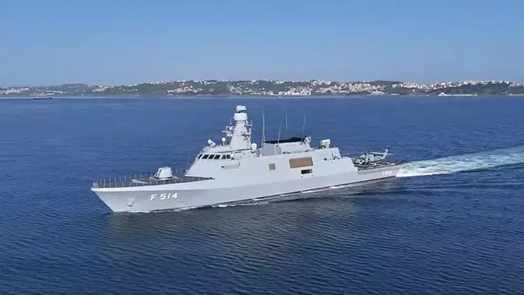 MSB, TCG Kınalıada'dan Atılan ATMACA Güdümlü Mermisinin Başarılı Atış Anlarını Paylaştı